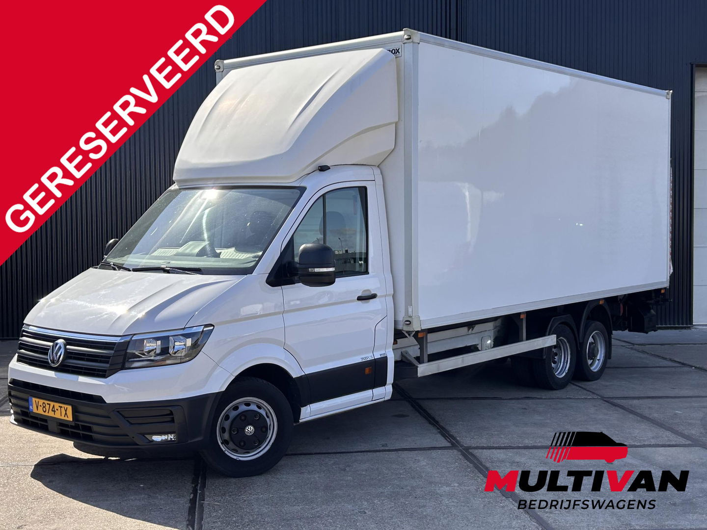 Volkswagen Crafter 2.0 TDI Highline 177PK BE Combi | BE Clixtar | 4000KG laadvermogen | Chauffeursstoel | Cruise Control | Dhollandia laadklep |