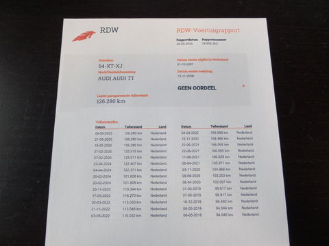 Audi TT 2.0 TFSI Pro Line "Automaat" Leer Xenon Navigatie Bluetooth Youngtimer Stoelverw, van 2e eigenaar in zeer nette staat !