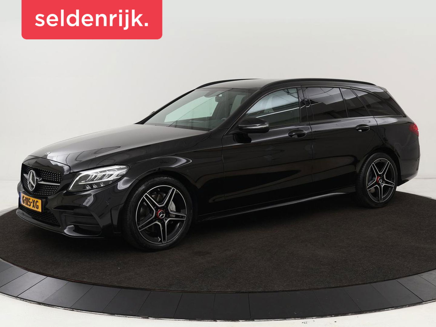 Mercedes-Benz C-Klasse 160 Business Solutions AMG | Stoelverwarming | Trekhaak | Leder/Alcantara | Camera | Navigatie | Park Assist | Full LED | Climate control