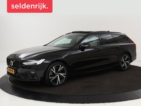 Volvo V90 2.0 T8 AWD R-Design | Panoramadak | Head-Up | Trekhaak | Stoel & stuurverwarming | Leder | 360 camera | Luchtvering | Harman/Kardon | Adaptive cruise | Achterbankverwarming