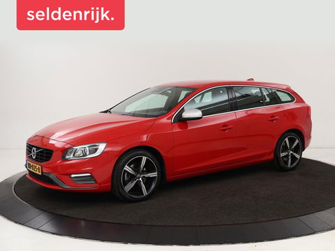 Volvo V60 2.0 T4 Sport | Stoelverwarming | Trekhaak | Xenon | Navigatie | Leder/Alcantara | PDC | Climate control | Cruise control | Bluetooth
