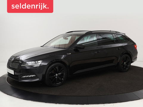 Škoda Superb 1.4 TSI iV Sportline | Leder/Alcantara | Stoel & stuurverwarming | Adaptive cruise | Matrix LED | Camera | Navigatie | Keyless | Carplay | Navigatie | Memory | Virtual Cockpit | PHEV