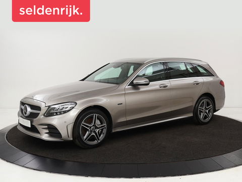 Mercedes-Benz C-Klasse 300de AMG | Head-Up | Adaptive cruise | Stoelverwarming | Carplay | Leder/Alcantara | Memory | Sfeerverlichting | Keyless | Navigatie