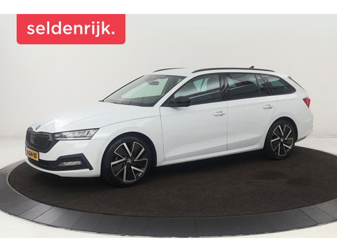 Škoda Octavia 1.0 e-TSI Sport | Carplay | Trekhaak | Sportstoelen | Full LED | Sfeerverlichting | Navigatie | Climate control | Parkeerhulp