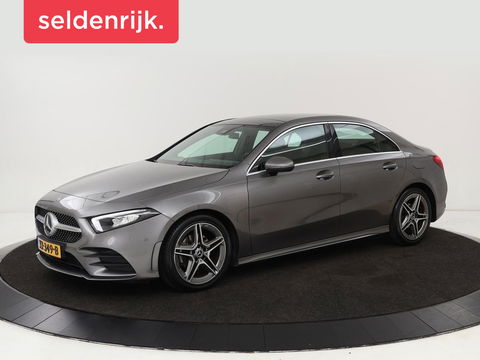 Mercedes-Benz A-Klasse 180d AMG | 36.600km NAP | Panoramadak | Stoelverwarming | Carplay | Camera | Full LED | Navigatie | Leder/Alcantara | Widescreen