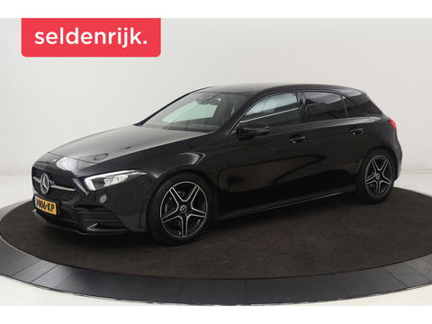 Mercedes-Benz A-Klasse 180 Business Solution AMG | Stoelverwarming | Carplay | Camera | Sfeerverlichting | Navigatie | Full LED | Leder/Alcantara | Widescreen