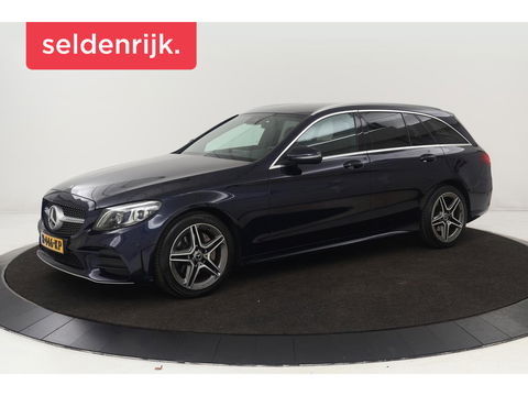 Mercedes-Benz C-Klasse 200 AMG | Stoelverwarming | Carplay | Trekhaak | Matrix LED | Sfeerverlichting | Leder/Alcantara | Side Assist | Camera