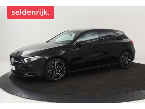 Mercedes-Benz A-Klasse 250e AMG Night | Carplay | Stoelverwarming | Full LED | Sfeerverlichting | Leder/Alcantara | Navigatie | Park Assist