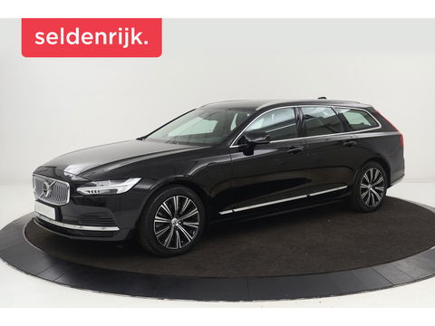 Volvo V90 2.0 T6 Recharge AWD Inscription | Trekhaak | Leder | Stoel & stuurverwarming | Adaptive cruise | Kinderzitjes | Camera | PHEV