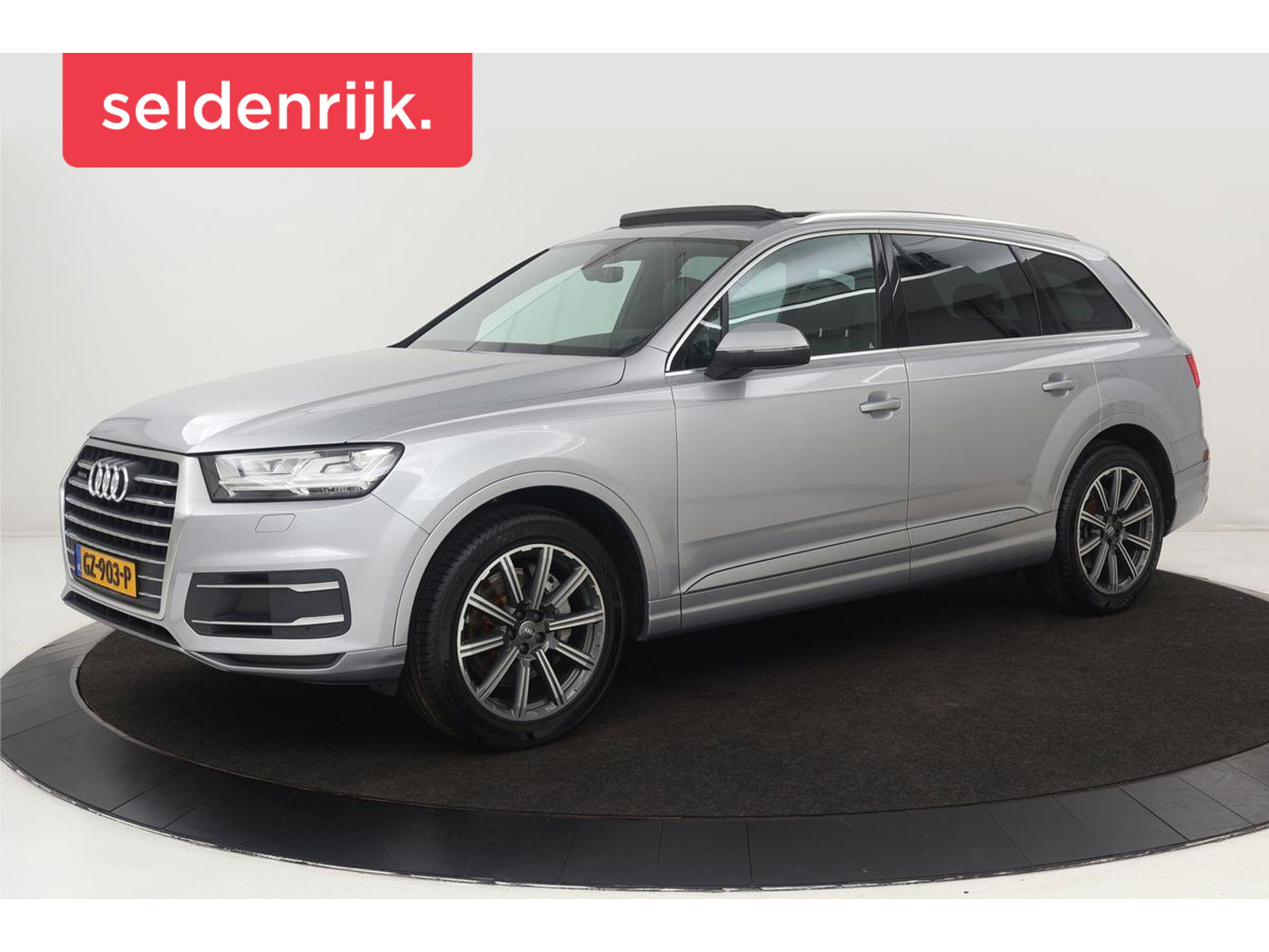 Audi Q7 3.0 TDI quattro Pro Line+ 7-persoons | Panoramadak | Leder | Stoelverwarming | Trekhaak | BOSE Sound | Memory | Navigatie | Luchtvering | Full LED