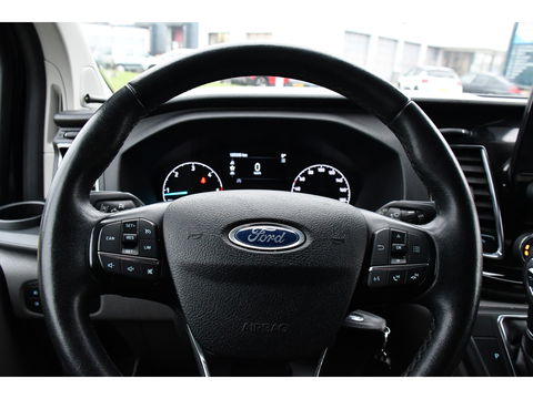 Ford Transit Custom 300 2.0 TDCI L2H1 DC Black Edition Camera, Adaptieve Cruise, 170Pk, Carplay, Automaat, Leder, Multimedia, Sensoren, 2 x Schuifdeur, UNIEK!