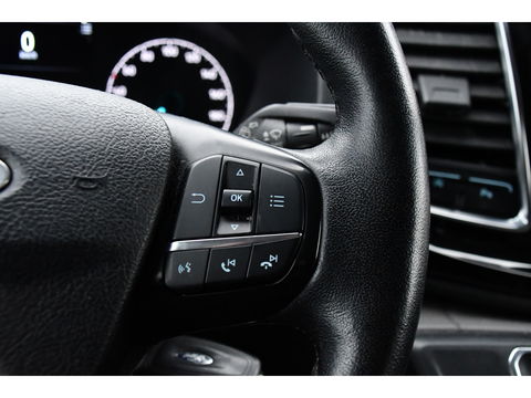 Ford Transit Custom 300 2.0 TDCI L2H1 DC Black Edition Camera, Adaptieve Cruise, 170Pk, Carplay, Automaat, Leder, Multimedia, Sensoren, 2 x Schuifdeur, UNIEK!