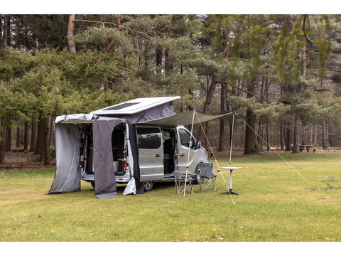 Renault Trafic AntilopeVan Flex PLUS 2.0 Blue 130 L1H1 | Hefdak | 4 zits | Luifel + tent | Fietsendrager | Zonnepaneel
