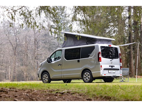 Renault Trafic AntilopeVan Flex PLUS 2.0 Blue 130 L1H1 | Hefdak | 4 zits | Luifel + tent | Fietsendrager | Zonnepaneel