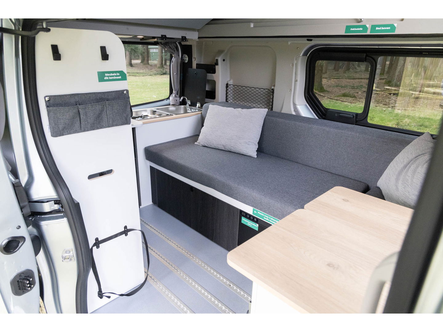 Renault Trafic AntilopeVan Flex PLUS 2.0 Blue 130 L1H1 | Hefdak | 4 zits | Luifel + tent | Fietsendrager | Zonnepaneel
