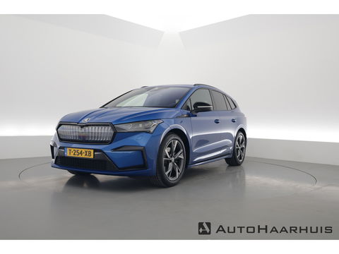 Škoda Enyaq iV 80 Sportline | Crystal Light | HUD | Travel Assist | Camera | Stoel- Stuurverw.
