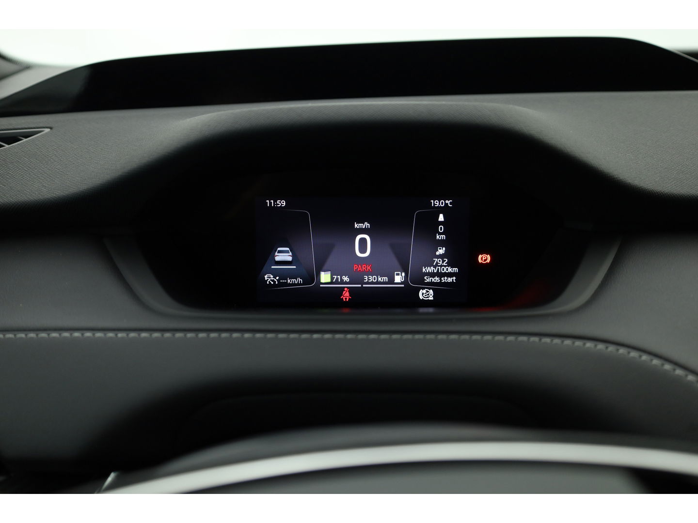 Škoda Enyaq iV 80 Sportline | Crystal Light | HUD | Travel Assist | Camera | Stoel- Stuurverw.