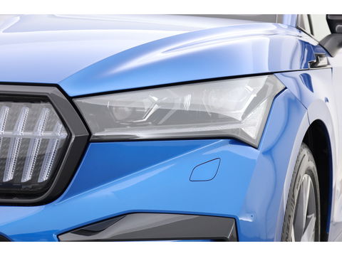 Škoda Enyaq iV 80 Sportline | Crystal Light | HUD | Travel Assist | Camera | Stoel- Stuurverw.