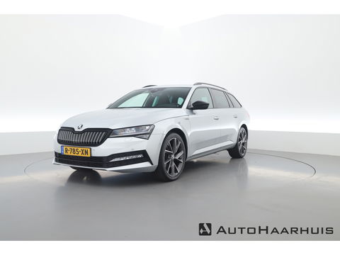 Škoda Superb Combi 1.4 TSI iV Sportline Business PHEV 218pk | Trekgewicht 1600 kg | Adapt. Cruise | Dodehoek det. | 19"
