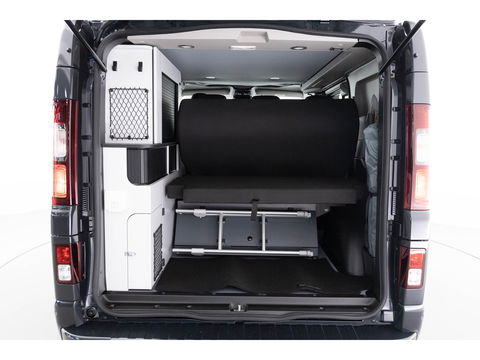 Renault Trafic AntilopeVan Flex5 2.0 Blue 150 EDC L1H1 | Hefdak | 5 zits | Luifel + tent | 2x 2 pers. bed | Fietsendrager