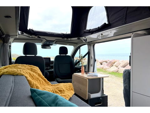 Renault Trafic AntilopeVan Flex Confort PLUS 2.0 Blue 130 L1H1 | Hefdak | 4 zits | Luifel + tent | 2x 2 pers. bed | Fietsendrager