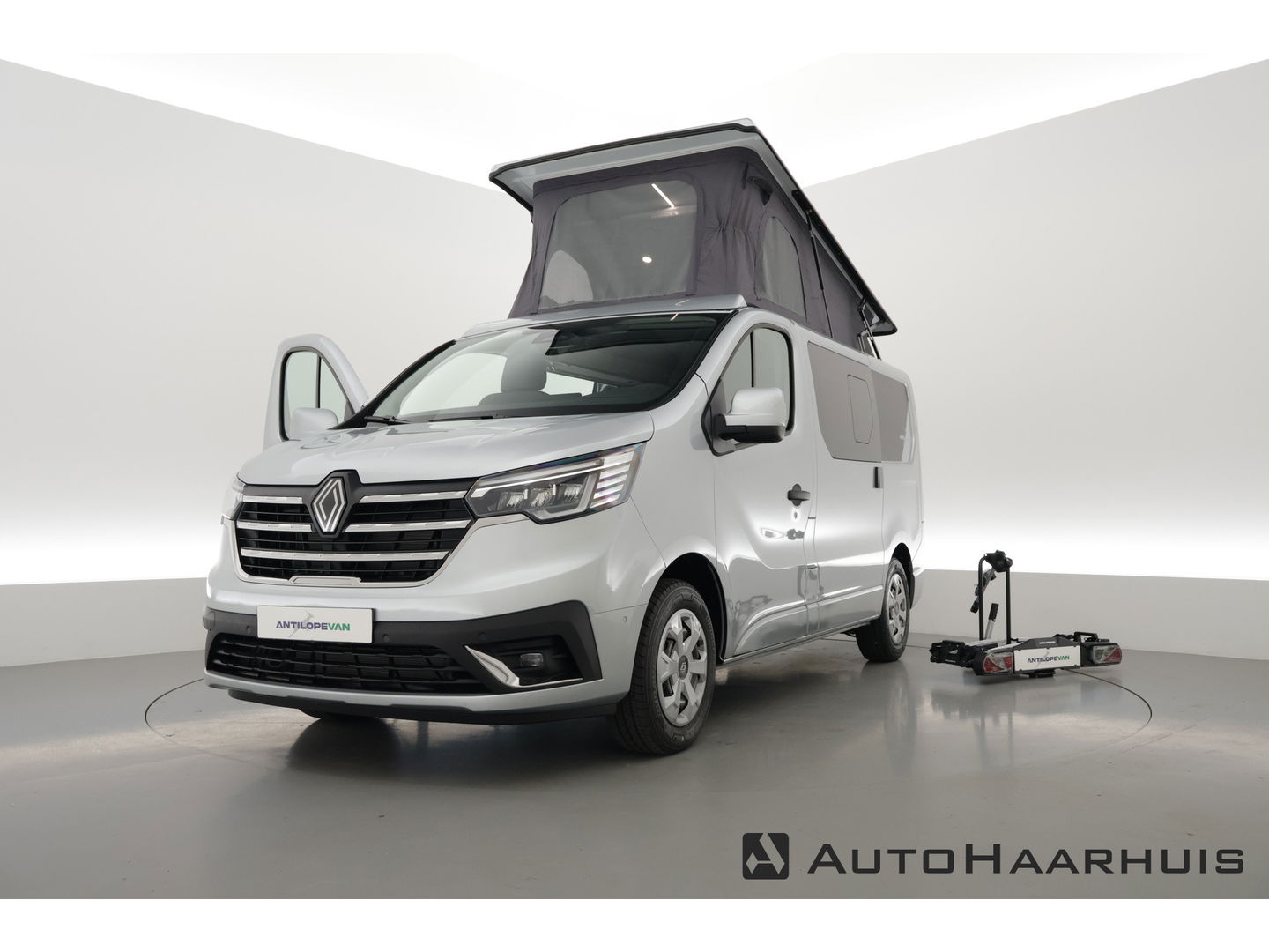 Renault Trafic AntilopeVan Flex PLUS 2.0 Blue 150 EDC L1H1 | Hefdak | 4 zits | Luifel + tent | Fietsendrager | Zonnepaneel
