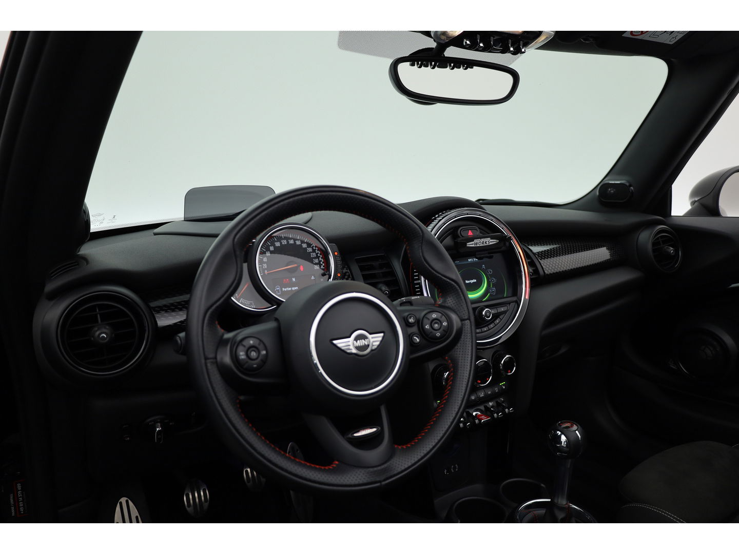 MINI Cabrio 2.0 John Cooper Works Chili | HUD | Cruise | H&K | Stoelverw. | PDC V+A