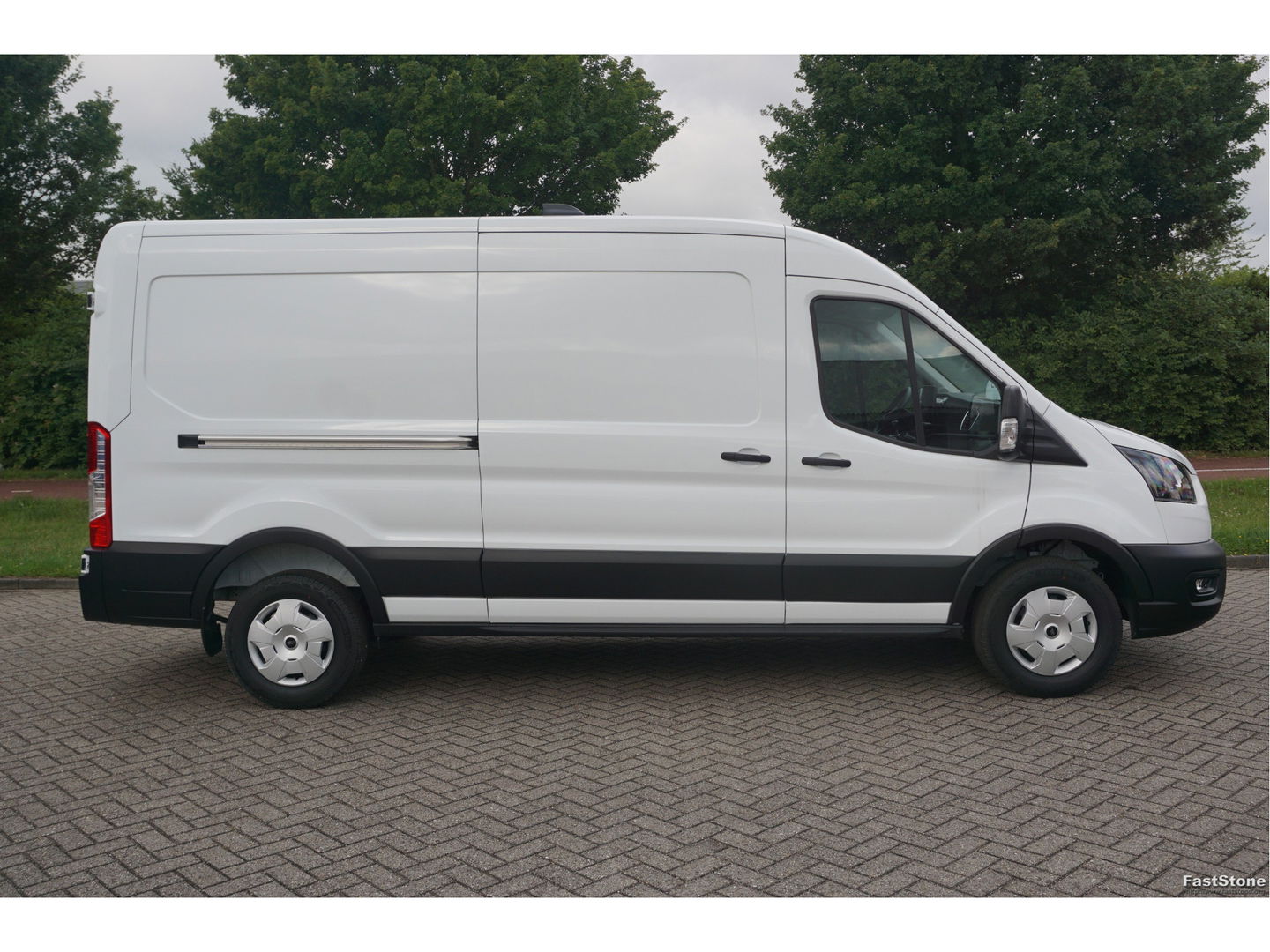Ford Transit 350L 130PK L3H2 Trend LDT BPM VRIJ!! 12" Sync Apple CP/Android A, Camera, Trekhaak!! NR. 319