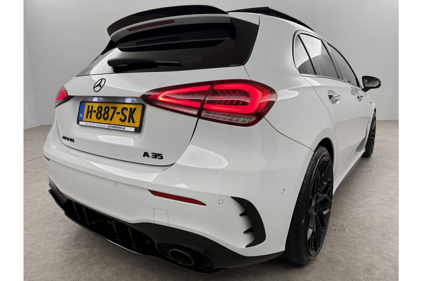 Mercedes-Benz A-Klasse AMG 35 4MATIC | 306PK | Performance Seats | Pano | Burmester-Audio | Sfeerverl LED Virtual Camera Memory Carplay Clima Cruise 19"LMV Navi PDC