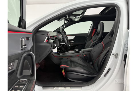 Mercedes-Benz A-Klasse AMG 35 4MATIC | 306PK | Performance Seats | Pano | Burmester-Audio | Sfeerverl LED Virtual Camera Memory Carplay Clima Cruise 19"LMV Navi PDC