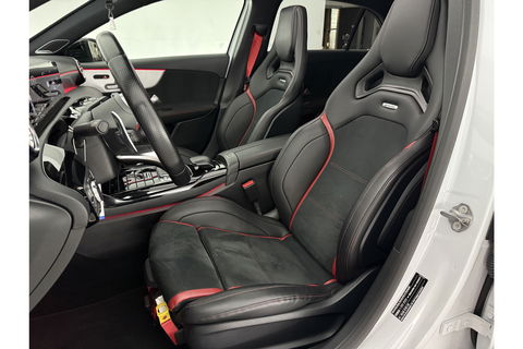 Mercedes-Benz A-Klasse AMG 35 4MATIC | 306PK | Performance Seats | Pano | Burmester-Audio | Sfeerverl LED Virtual Camera Memory Carplay Clima Cruise 19"LMV Navi PDC