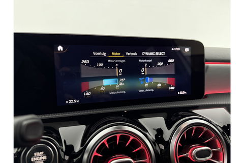 Mercedes-Benz A-Klasse AMG 35 4MATIC | 306PK | Performance Seats | Pano | Burmester-Audio | Sfeerverl LED Virtual Camera Memory Carplay Clima Cruise 19"LMV Navi PDC