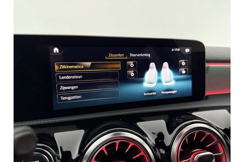 Mercedes-Benz A-Klasse AMG 35 4MATIC | 306PK | Performance Seats | Pano | Burmester-Audio | Sfeerverl LED Virtual Camera Memory Carplay Clima Cruise 19"LMV Navi PDC