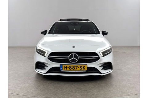 Mercedes-Benz A-Klasse AMG 35 4MATIC | 306PK | Performance Seats | Pano | Burmester-Audio | Sfeerverl LED Virtual Camera Memory Carplay Clima Cruise 19"LMV Navi PDC
