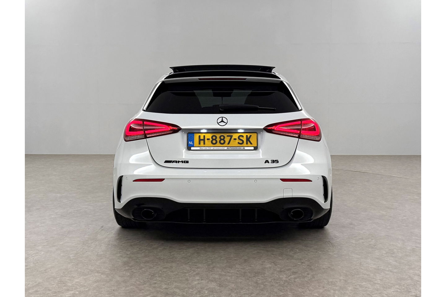 Mercedes-Benz A-Klasse AMG 35 4MATIC | 306PK | Performance Seats | Pano | Burmester-Audio | Sfeerverl LED Virtual Camera Memory Carplay Clima Cruise 19"LMV Navi PDC