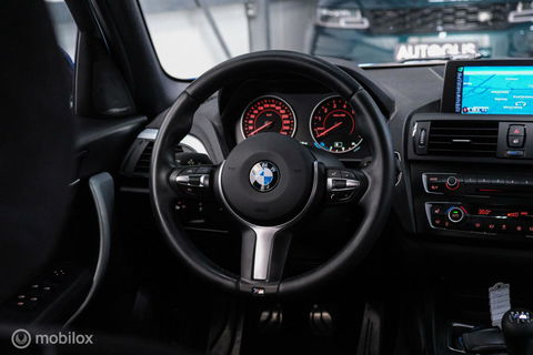 BMW 1-serie 116i M Sport | Estoril blue | Alcantara | LED | M performance | unieke auto | NAP orig NL | Trekhaak | 19 inch |