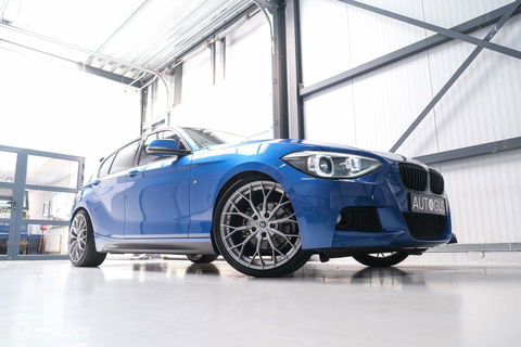 BMW 1-serie 116i M Sport | Estoril blue | Alcantara | LED | M performance | unieke auto | NAP orig NL | Trekhaak | 19 inch |