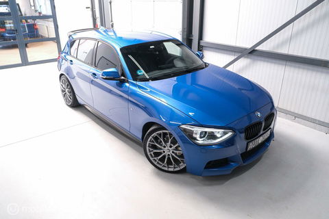 BMW 1-serie 116i M Sport | Estoril blue | Alcantara | LED | M performance | unieke auto | NAP orig NL | Trekhaak | 19 inch |