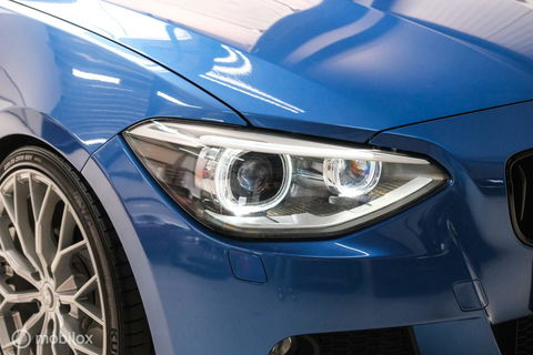 BMW 1-serie 116i M Sport | Estoril blue | Alcantara | LED | M performance | unieke auto | NAP orig NL | Trekhaak | 19 inch |