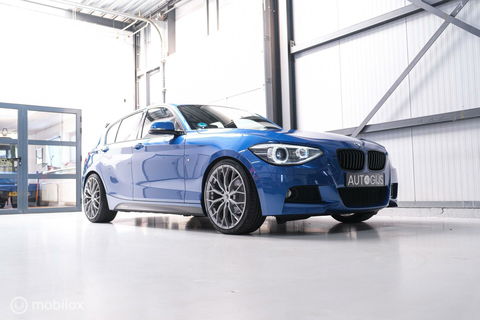 BMW 1-serie 116i M Sport | Estoril blue | Alcantara | LED | M performance | unieke auto | NAP orig NL | Trekhaak | 19 inch |