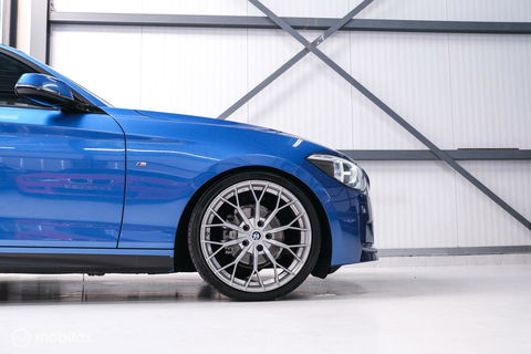 BMW 1-serie 116i M Sport | Estoril blue | Alcantara | LED | M performance | unieke auto | NAP orig NL | Trekhaak | 19 inch |
