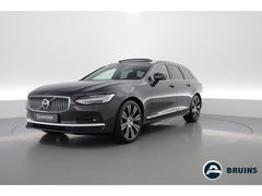 Volvo V90 B4 Ultimate Bright 197pk | Pano | HUD | 360cam | H&K | Memory seats | Standkachel |