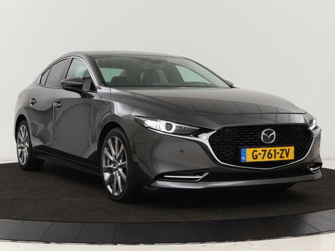 Mazda 3 2.0 e-SkyActiv-X Luxury | Leder | Stoel & stuurverwarming | BOSE Sound | Adaptive cruise | Camera | Carplay | Keyless | Head-Up | Memory