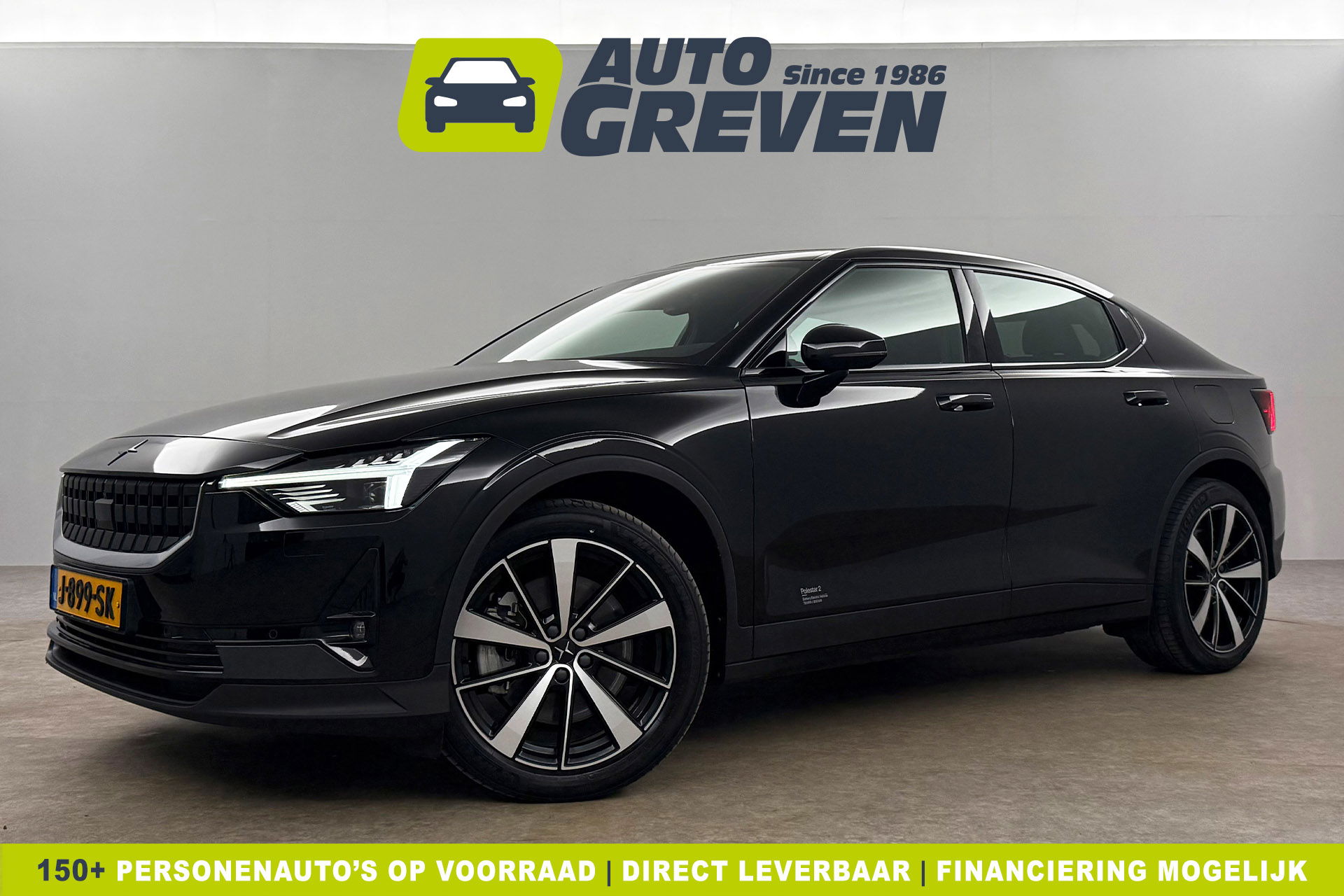 Polestar 2 Long Range Dual Motor Launch Edition 78kWh 408PK 360Camera Pano Harman/Kardon ACC LED Memory Virtual 19"LMV Carplay