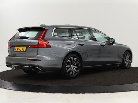 Volvo V60 2.0 B4 Inscription | Panoramadak | Trekhaak | Leder | Stoel & stuurverwarming | Head-Up | Adaptive cruise | Harman/Kardon | 360 camera | Carplay | Navigatie | Memory | Full LED | Keyless