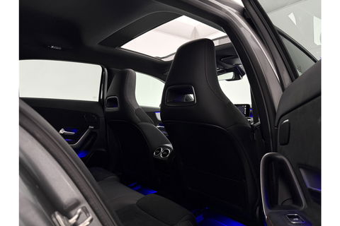 Mercedes-Benz A-Klasse 180 AMG Night Pakket Pano Multibeam LED Sfeerverl. Virtual Burmester Memory Seat Camera Cruise Clima 18"LMV Navi PDC