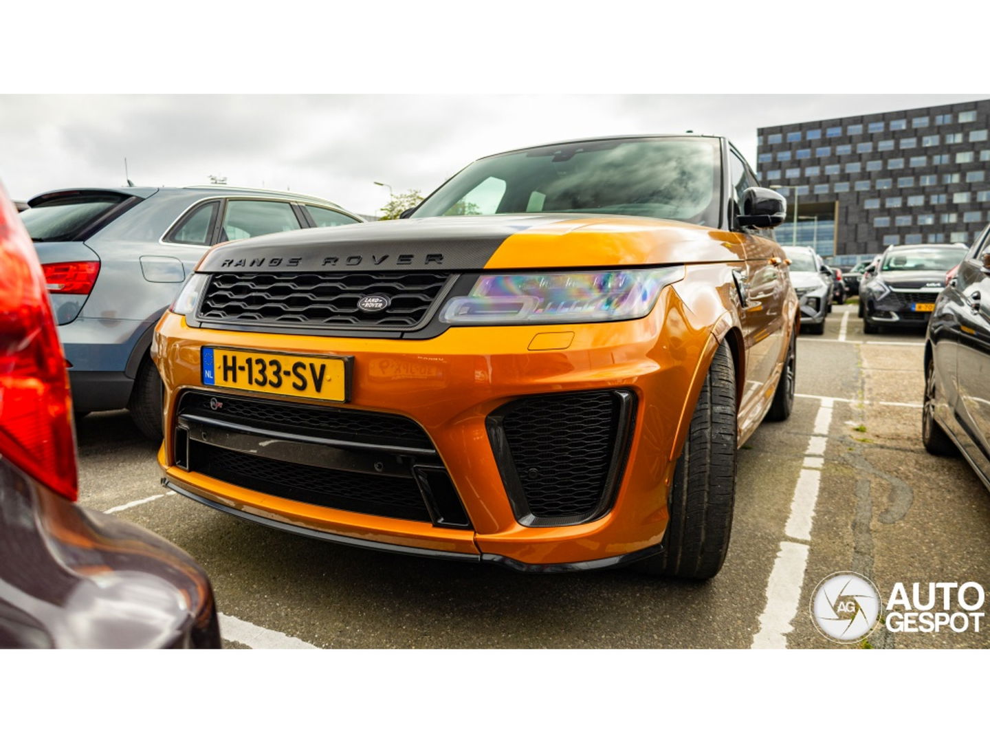 Land Rover Range Rover Sport 5.0 V8 576PK SC SVR SVO / Quicksilver RVS / Alcantara / carbon