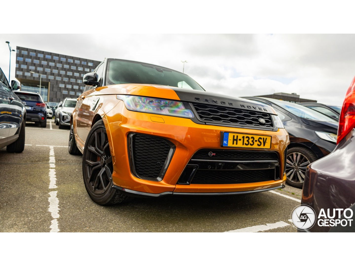 Land Rover Range Rover Sport 5.0 V8 576PK SC SVR SVO / Quicksilver RVS / Alcantara / carbon