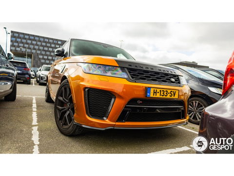 Land Rover Range Rover Sport 5.0 V8 576PK SC SVR SVO / Quicksilver RVS / Alcantara / carbon