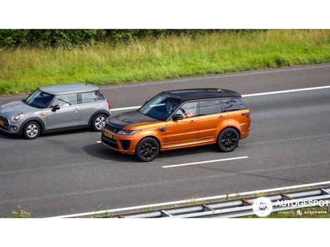 Land Rover Range Rover Sport 5.0 V8 576PK SC SVR SVO / Quicksilver RVS / Alcantara / carbon